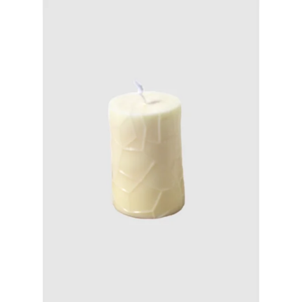 נר גלילי מעוצב צורה מצולעת